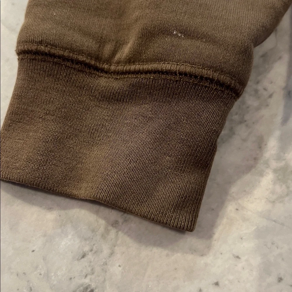 L.L. Bean green Hoodie Sherpa fleece lined 10/12 unisex - Picture 6 of 9